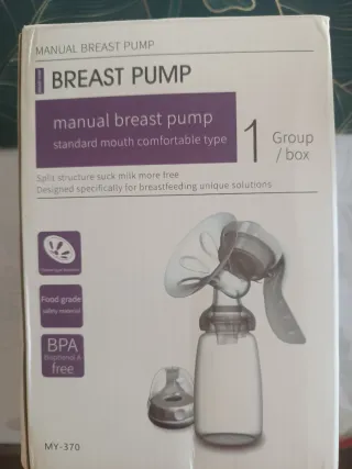 Sacaleches manual BPA free. Nuevo