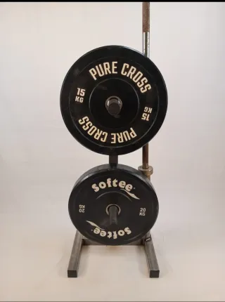 Soporte para discos olímpicos