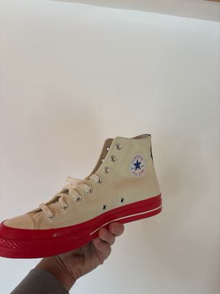Converse x Comme des Garçons Beige/Rosso