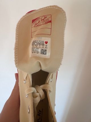 Converse x Comme des Garçons Beige/Rosso
