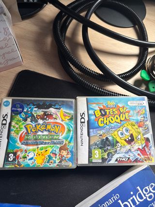 Juegos Nintendo DS: Pokémon Ranger y Bob Esponja