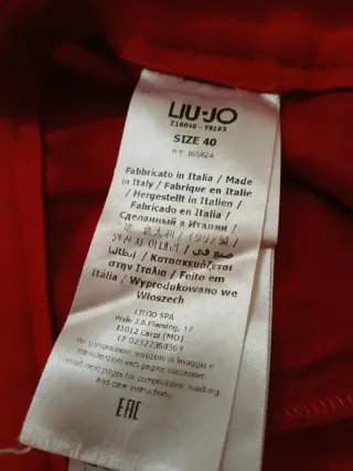 Pantaloni Liu Jo Rossi Size 40 165/62A