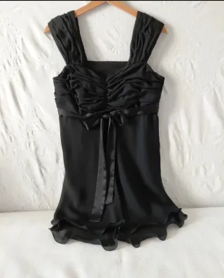 Vestido de fiesta premamá negro
