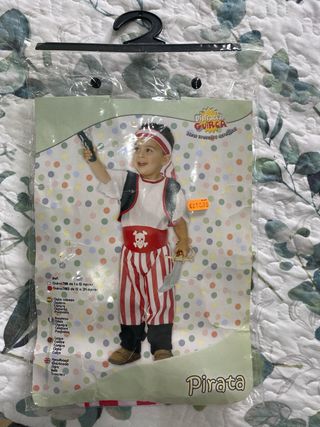 Disfraz pirata niño 12 a 24 meses