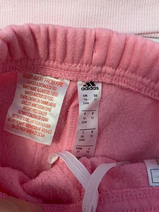 Completo Adidas bambina rosa