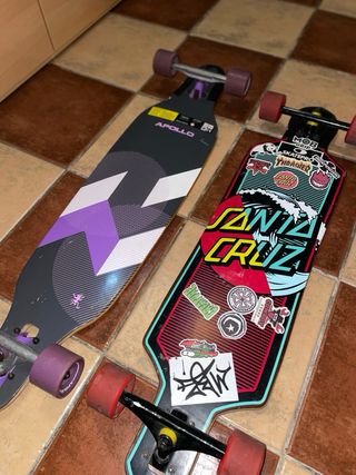OFERTA!! X2 Longboard Santa Cruz y Apollo