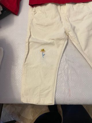 Completo bimba Mayoral rosso e panna