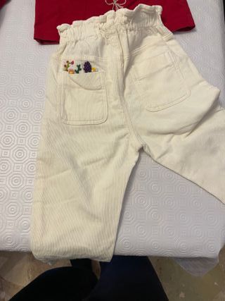 Completo bimba Mayoral rosso e panna