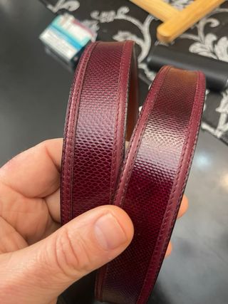 Cintura Loris Azzaro vera pelle di rettile