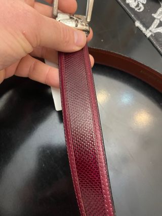 Cintura Loris Azzaro vera pelle di rettile