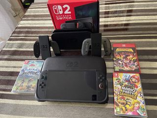 Nintendo Switch + 3 Juegos + Accesorios