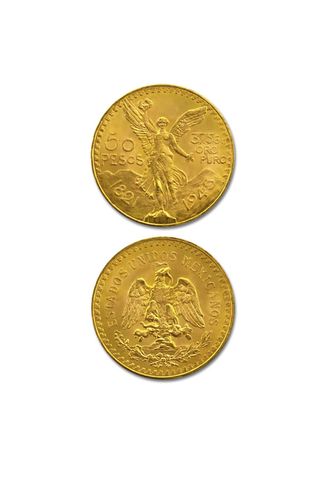 MONEDAS DE ORO DE COLECCION