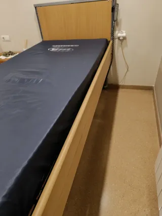 Cama ortopédica con colchón