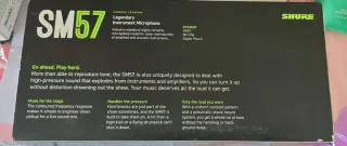 Shure SM57 Microfono Strumento Cardoide Dinamico