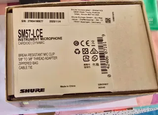 Shure SM57 Microfono Strumento Cardoide Dinamico