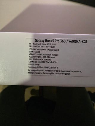 Samsung Galaxy Book5 Pro 360 precintado