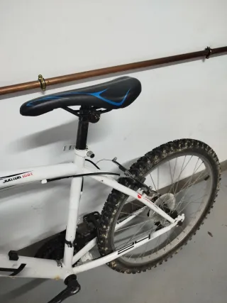 Bicicleta 24 Blanca y Roja