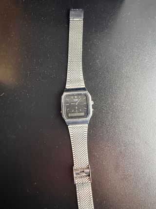 Reloj Casio AQ330 Analógico-Digital Plata