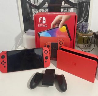 Nintendo Switch OLED Rojo Edición Mario