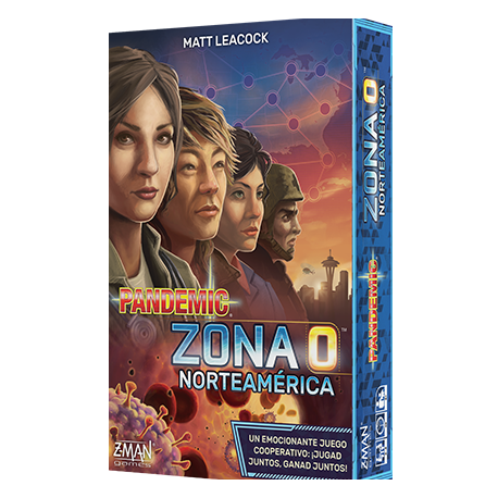 Pandemic Zona 0 Norteamérica Juego de Mesa
