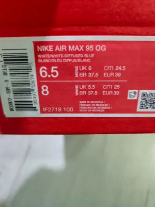 Nike Air Max 95 Blu/Bianco