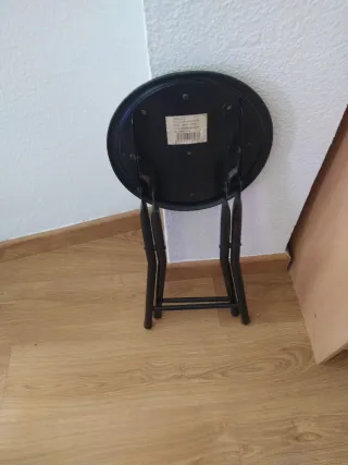 Banqueta Taburete Plegable Negro verde