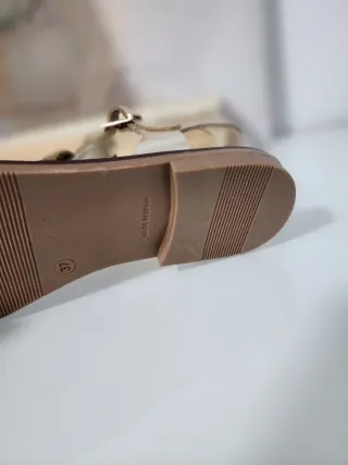 Sandalias Oh My Sandals Piel Doradas