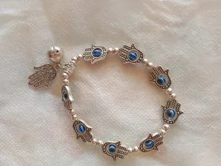 Pulsera Mano de Fátima Ojo Turco