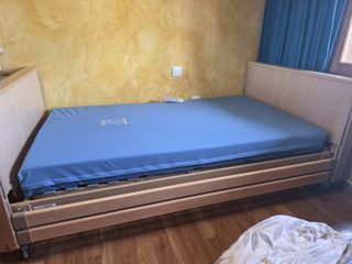 Cama ortopédica con colchón viscoelástico