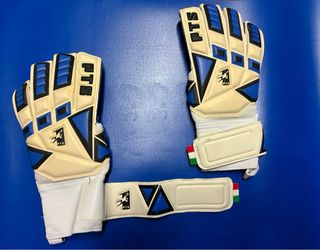 Guanti portiere PTS blu e bianchi