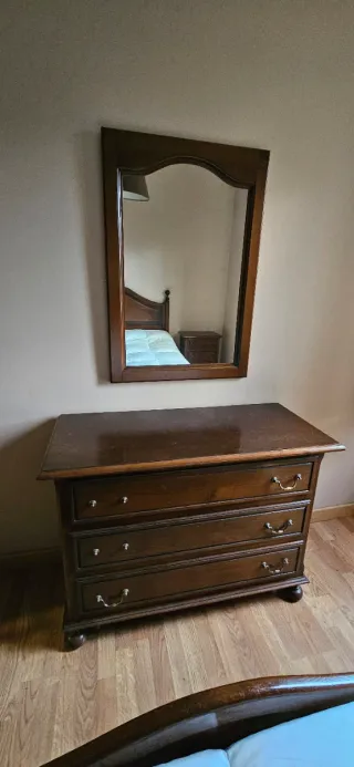 Dormitorio completo madera