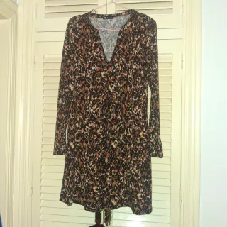 Vestido estampado TEX Talla M