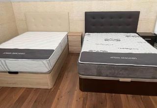 Colchón y canape abatible