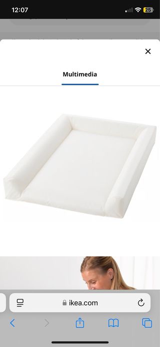 Colchón cambiador + funda