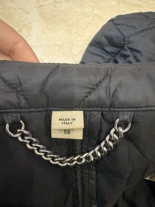 Giubbotto trapuntato Burberry uomo nero