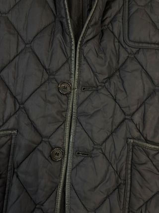 Giubbotto trapuntato Burberry uomo nero