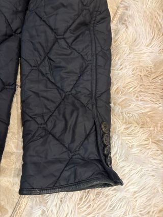 Giubbotto trapuntato Burberry uomo nero