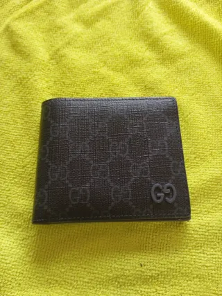 Cartera Gucci Gris.GG Monogram