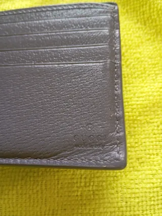 Cartera Gucci Gris.GG Monogram