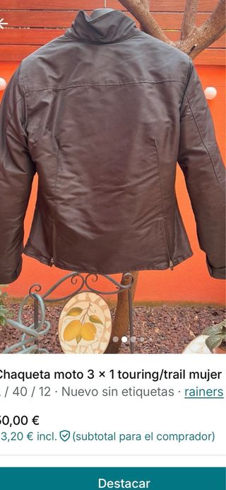 Chaqueta Moto 3x1 Touring/Trail Mujer