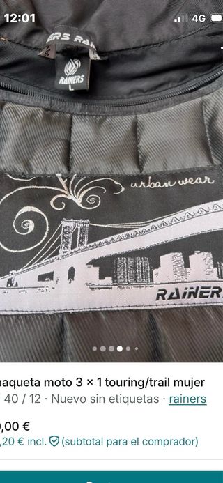 Chaqueta Moto 3x1 Touring/Trail Mujer