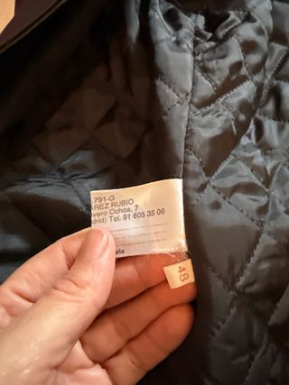 Abrigo de piel negro mujer