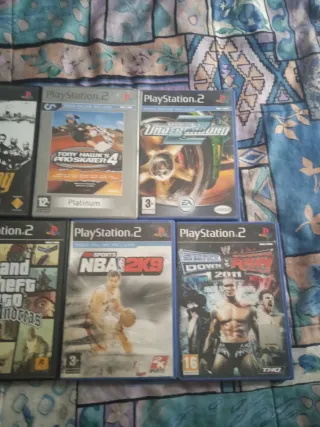 Pack 7 Juegos PlayStation 2