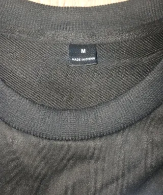 Completo tuta uomo nero e bianco