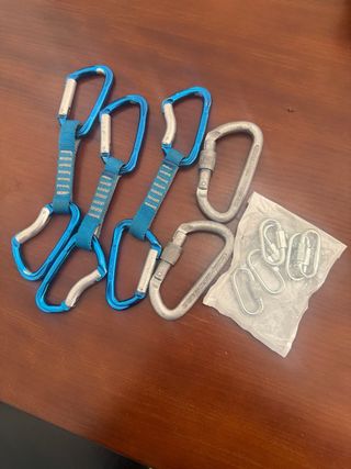 Lote Escalada Cintas y Mosquetones