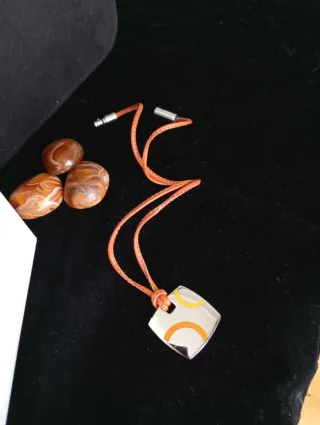 Collar VICEROY Acero y Cuero