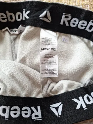 Chándal Reebok Gris Niño Talla L