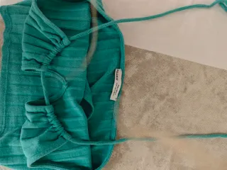 Top color azul mujer camiseta tirantes