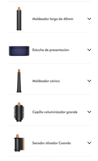 Dyson Airwrap Moldeador y Secador Azul