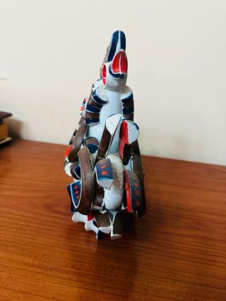 Gallo de cerámica Sargadelos